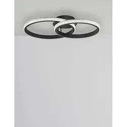 Nager LED Deckenleuchte Sandig-Schwarz