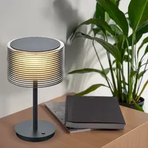 Bankamp LED-Tischleuchte Grand Alu, Eisen, Stahl & Metall Schwarz