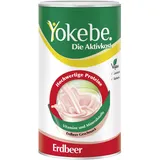 Yokebe - Die Aktivkost - Erdbeer - Mahlzeitersatz zur Gewichtsabnahme - glutenfrei, laktosefrei und vegetarisch - Diät-Drink mit Proteinen - 500 g = 12 Portionen