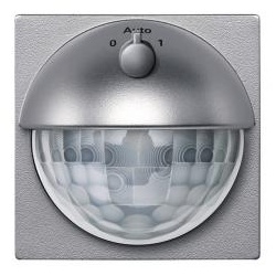 Merten ARGUS 180 UP Sensor-Modul mit Schalter PlusLink, System M, aluminium matt