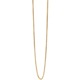 Adelia's Kordelkette Unisex Edelstahl Gold 55 cm