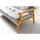 SalesFever Schlafsofa Webstoff 3-Sitzer Hellgrau