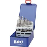 Bohrcraft Handgewindebohrer-Satz GK12 DIN 352 HSSG M3-M12+Kernloch 28-teilig