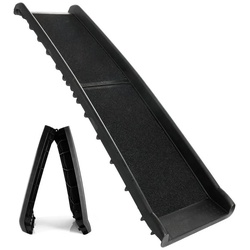 all Pets United Haustiertreppe Hunderampe (Klappbare, Einstiegshilfe), für Kofferraum 156 x 40 cm schwarz