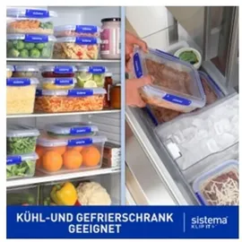 Sistema Klip It Plus rechteckig blau 2,2 l