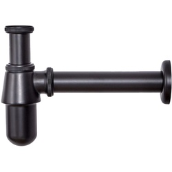 Traditioneller Flaschensiphon, für Waschbecken – Schwarz – Elizabeth
