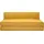 miliboo Schlafcouch Polyester 2-Sitzer Senfgelb