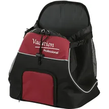 Kerbl Fronttragetasche Vacation, 31 x 24 x 38 cm, schwarz/rot