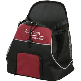 Kerbl Fronttragetasche Vacation, 31 x 24 x 38 cm, schwarz/rot