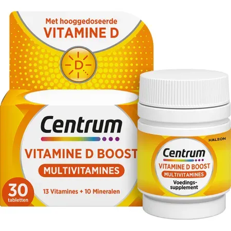 Centrum Vitamin D Boost Multivitamine 1200IE Energie/Immunsystem/Muskeln 30 Tabletten
