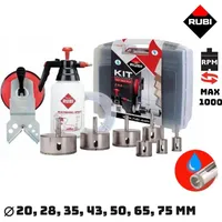 rubi tools group, s.a Diamantkronensatz easy gres plus Bohrerset 7-teilig