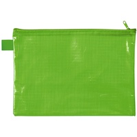 Veloflex 2705040 - Reißverschlusstasche A5, grün, aus gewebeverstärktem EVA-Material,