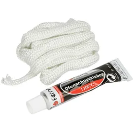 Fermit Glasfaserband 10x3mm x 2,5m, weiß inkl. 17ml Kleber