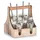 Zeller Gläser-Set 20 x 22 x 22 cm 5-tlg. braun