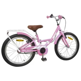 vidaXL Kinderfahrrad 18 Zoll RH 0 cm Hellrosa