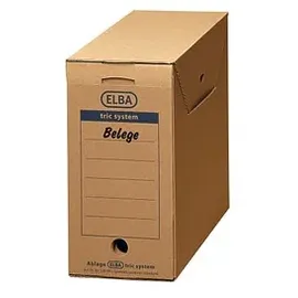 Elba Archivboxen tric system braun 16,0 x 34,1 x 31,5 cm