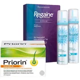 Priorin Kapseln + Regaine Frauen Schaum 4 Monats-Vorrat 1 St Set