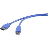 Renkforce USB-A 3 m Blau