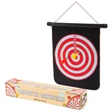 Invento Retr-Oh: Magnetic Dartboard, 1 Dartboard, 6 Dart-Pfeile