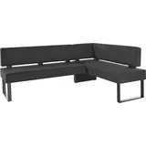 Home Affaire Oliver 200x89x160 cm Microfaser langer Schenkel links schwarz (77735245-0)