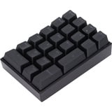 Kabelloses Numerisches Tastenfeld, Mechanische LED-Tastatur, Mechanisches Numerisches Tastenfeld mit 21 Tasten mit Abgestufter Tastenkappe, Kabelgebundene Tastatur, Plug And Play(Roter Schaft)