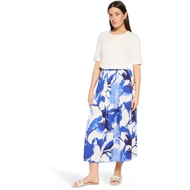 Betty Barclay Midirock Damen Floral Blau/Weiß 38