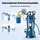 Wiltec Schmutzwasserpumpe 1500W 22800l/h mit Schwimmerschalter und 20m Schlauch