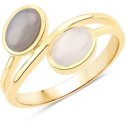 Rafaela Donata Ring Sterling Silber Mondstein in Gelbgold Ringe   Damen