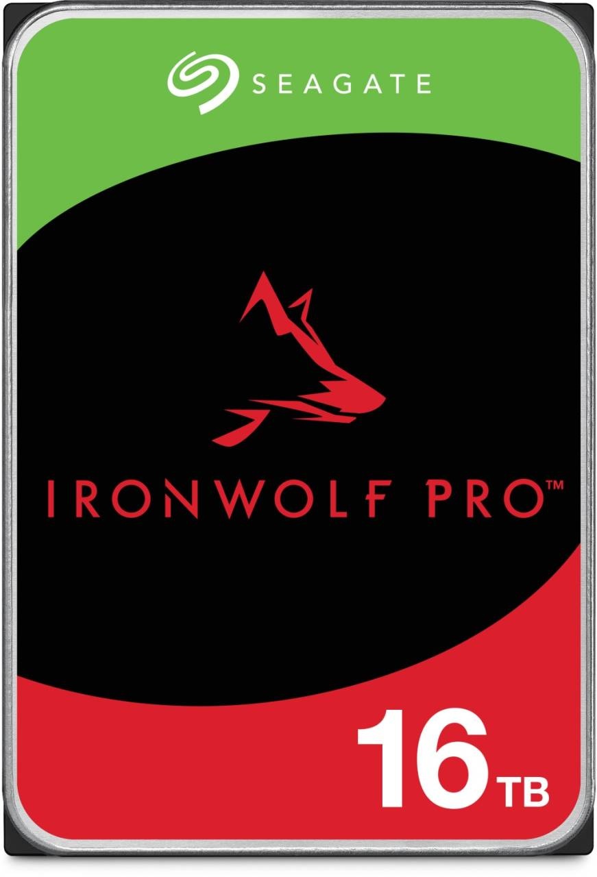 Seagate IronWolf Pro 16TB HDD 3.5 Zoll NAS Festplatte SATA 6Gb/s 7200rpm Rece...