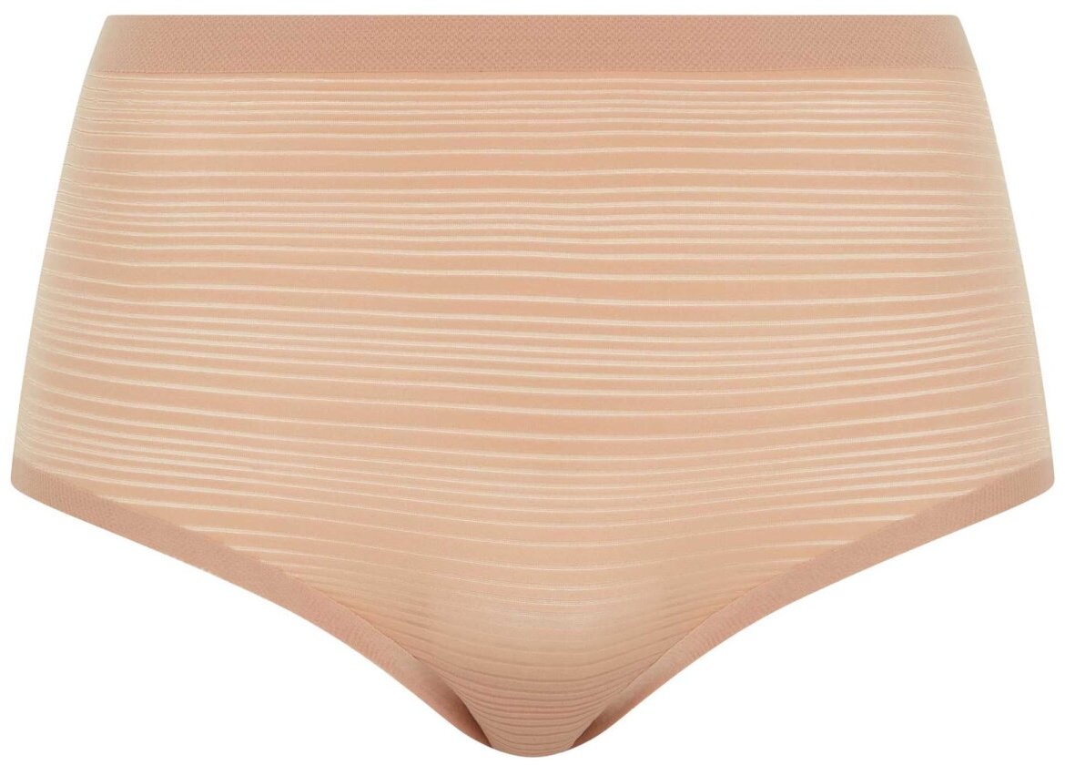 Chantelle Damen Taillenslip - SoftStretch Stripes, nahtlos, unsichtbar, Einheitsgröße 36-44 Nude One Size