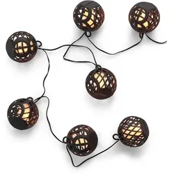 Kynast Garden Solar LED Lichterkette mit 8 Laternen Länge 2m