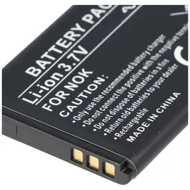 AccuCell Akku passend für Nokia 5100, 6100, Li-Polymer, 3,7V, 750mAh, 2,8Wh