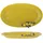 Bloomingville Limone Servierplatte, Gelb, Steingut,