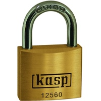 Kasp Messingschloss Premium, gleichschließend, 60 mm, K12560A3, Goldgelb