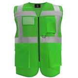 korntex Warnweste Multifunkitons-Warnweste Mesh Multifunction Vest 5XL