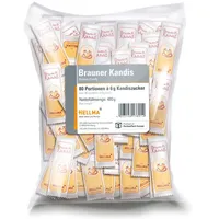 Hellma Brauner Kandis Zuckersticks, 80x 6,0 g