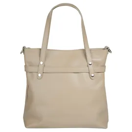 Cluty Shopper Leder Beige
