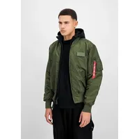 Alpha Industries Ma-1 D-tec Jacke Darkgreen / Black M
