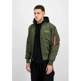 Alpha Industries Ma-1 D-tec Jacke Darkgreen / Black M