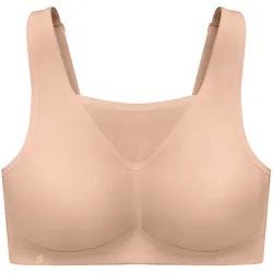 GLAMORISE Sport-Bustier mit bestem Halt - Kaffee Unterwäsche   Damen 