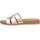 SKECHERS Damen Desert Kiss Low Peak Look Schiebe-Sandalen, Rosegold Duraleather, 38 EU