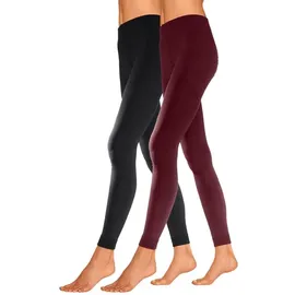 LAVANA Thermoleggings Figurbetont Lang Rot 40/42