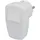 Unitec Schuko-Stecker, PVC mit Ausschalter, weiß