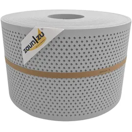 zaunzu® Doppelstabmattenzaun 50 m x 19 cm Lichtgrau/Metall