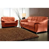 Polstergarnitur SIT & MORE "Top Savona", orange (terrakotta), Kunstleder SOFTLUX, Sitzmöbel-Sets, Kunstleder SOFTLUX (2-tlg.), aus je einem 2- und 3-Sitzer