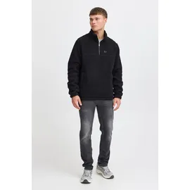 Blend Fleecepullover Troyer Schwarz XL