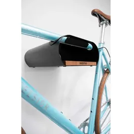 CON-TEC Bikeart Tube Fahrrad-Wandhalterung schwarz/walnuss