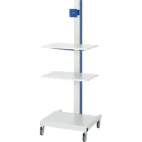 Rau Computer-Ständer mobil BxTxH 650x650x1750mm