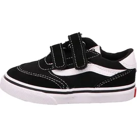 Vans Unisex Kinder Brooklyn Ls V Sneaker, Suede/Canvas Black/White, 26 EU