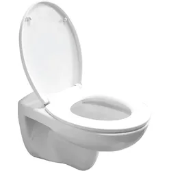 Belvit Komplettset Wand Hänge WC Spülrandlos + Deckel + Vorwandelement + Schallschutz + Betätigungsplatte
